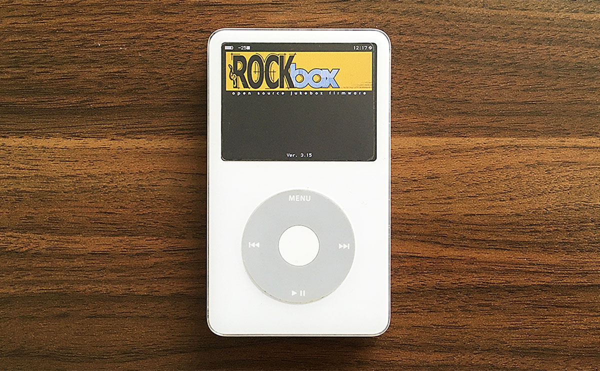 iPod VideoにROCKboxをインストール。 | LIFELOG